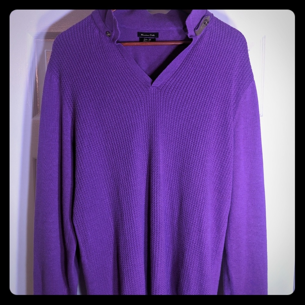 Large Purple Mossimo Dutti Sweater